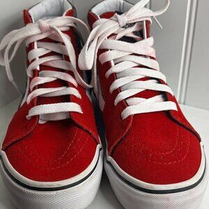 Vans SK8-HI Canvas High Top Skateboarding Shoes 2 M (Little Kid)